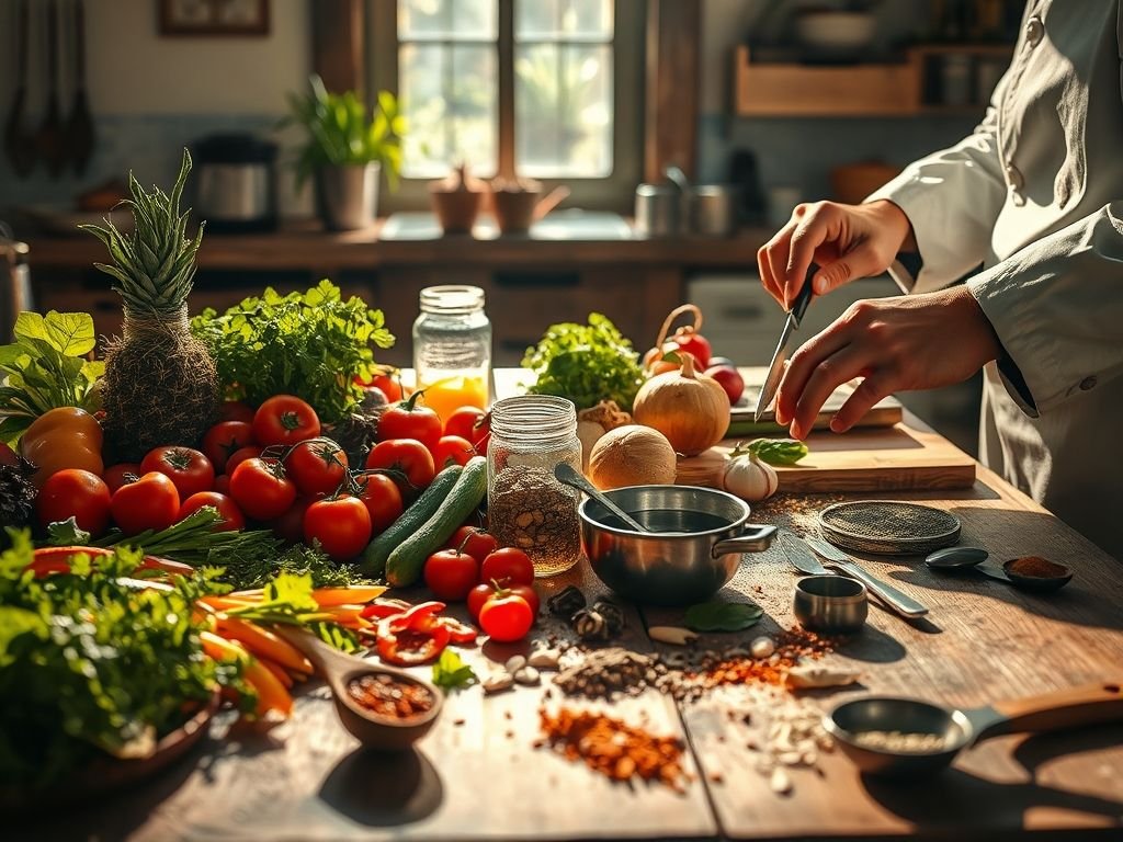 Os Ingredientes Essenciais na Cozinha: O Guia Completo para Refeições Práticas e Saborosas
