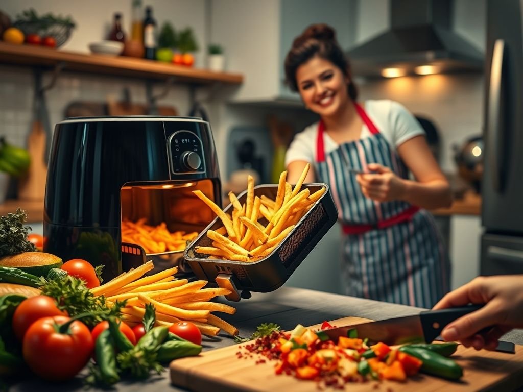 Receitas na airfryer: como otimizar seu tempo na cozinha
