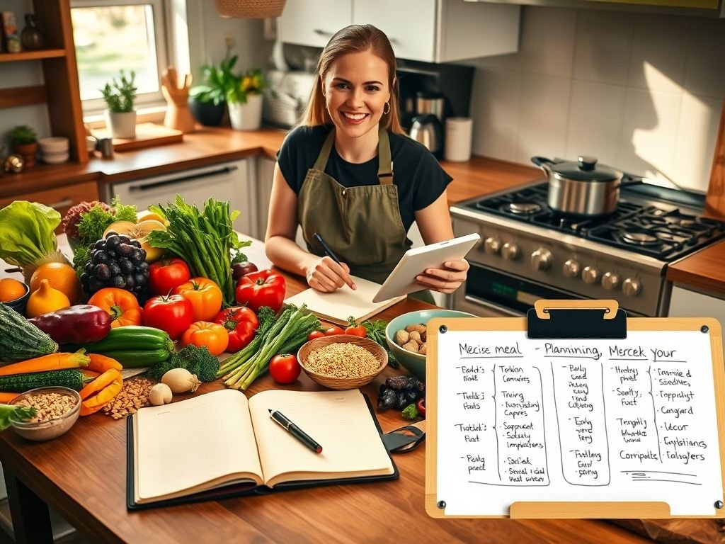 Como planejar um cardápio semanal sem complicação