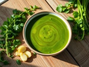 Caldo detox de beldroega com salsão e gengibre