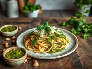 Pesto Clássico de Capuchinha com Castanha-do-Pará