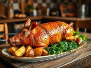 Cochinillo Asado: O Leitão Crocante da Tradição Espanhola